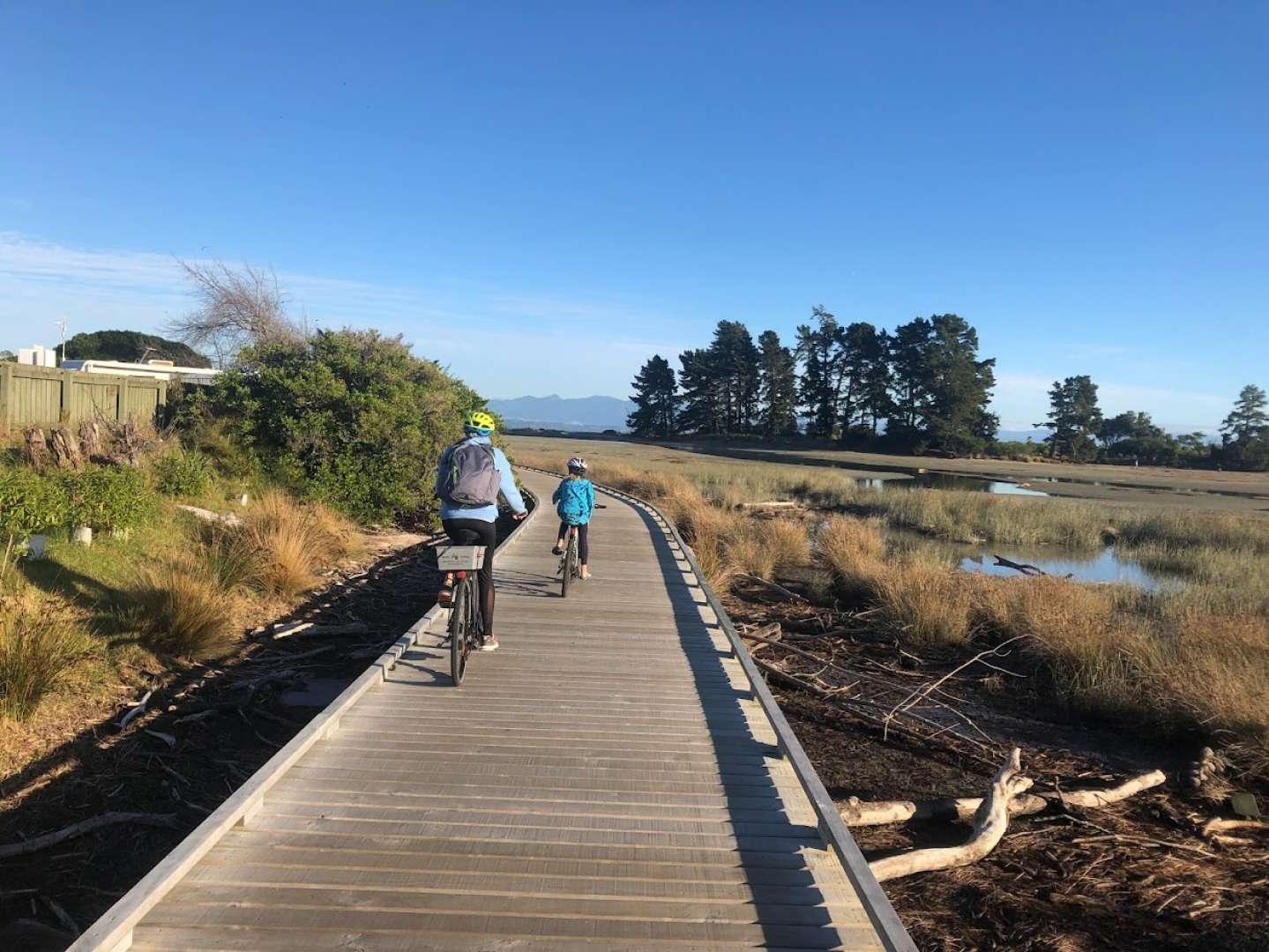 Explore the beautiful boardwalks by bike