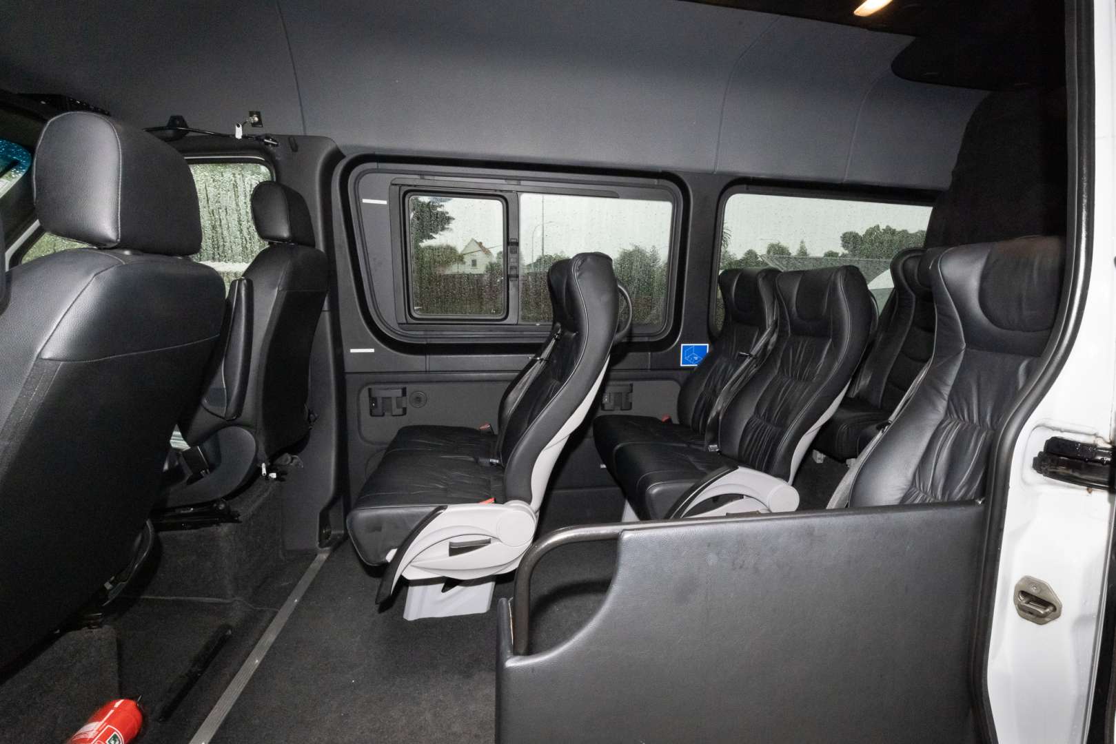 A luxury travel vehicle