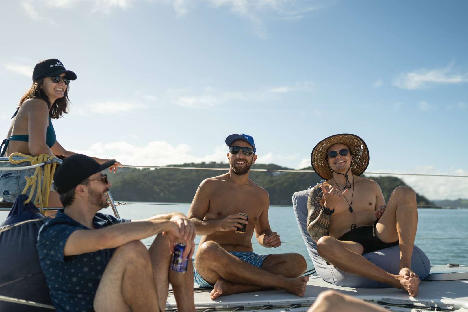 Customer getting ready for some water activities