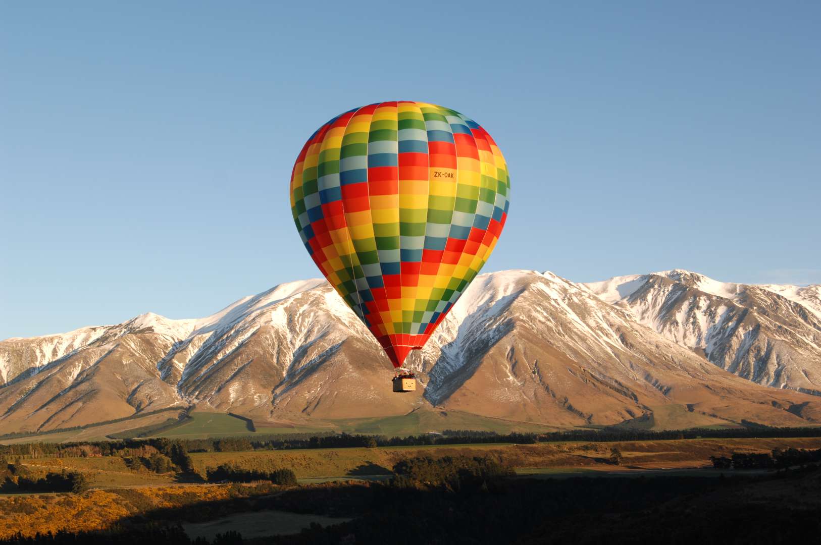 Watch sun reflect off the mountains