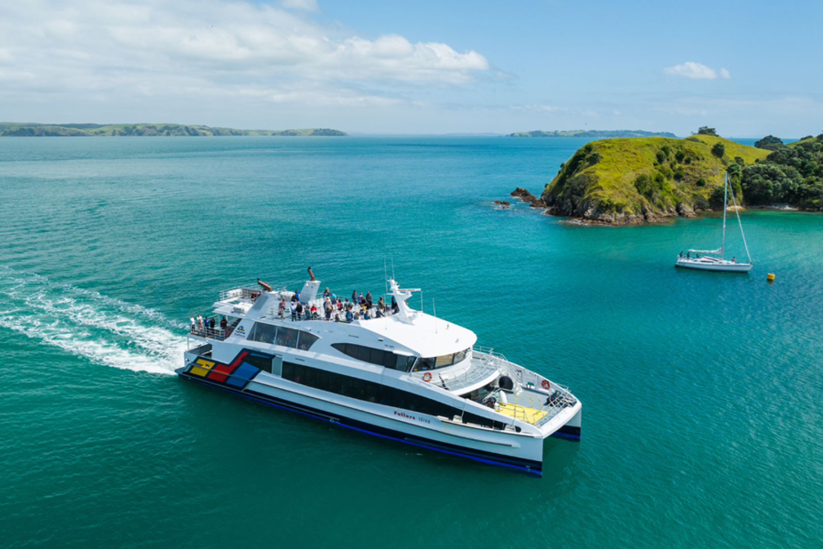 Scenic ferry ride with Fullers360 to Waiheke Island