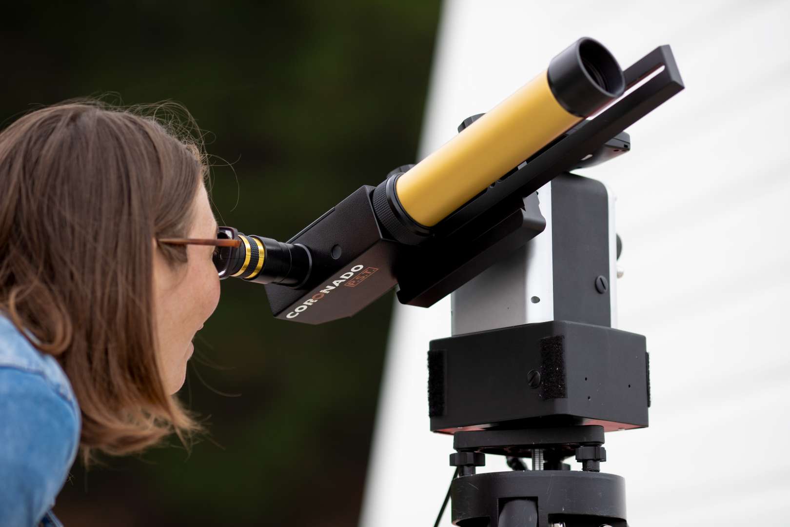 Solar observation with solar telescope
