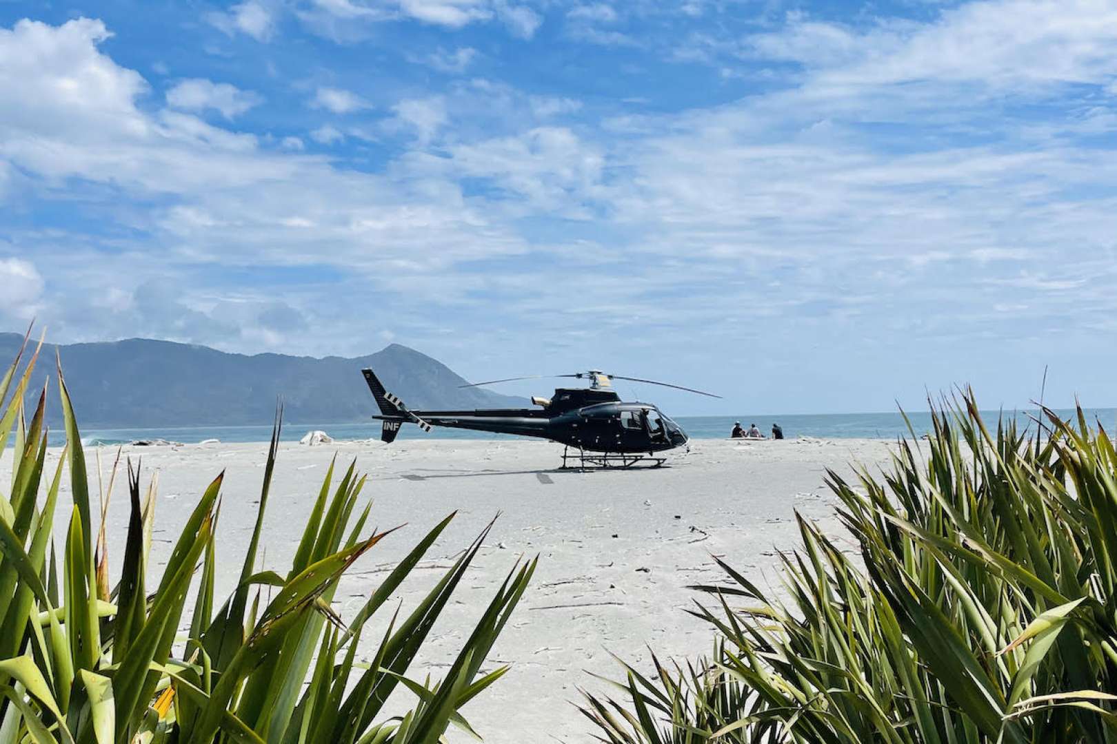 Remote West Coast Beach landing
