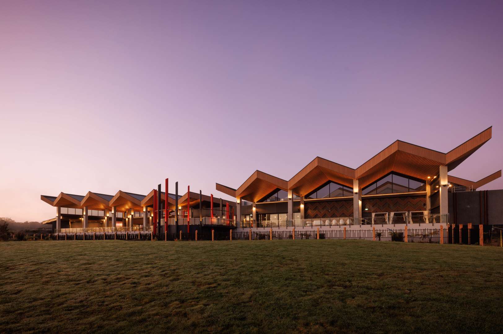 Twilight view from Lake Rotorua